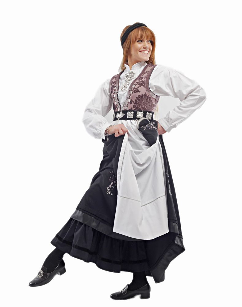 Forkle til festdrakt