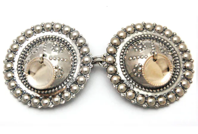 Hovedbilde Capespenne i oksidert sølv - 17766